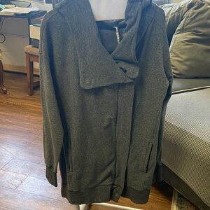 Lululemon Athletica Charcoal Pea Coat